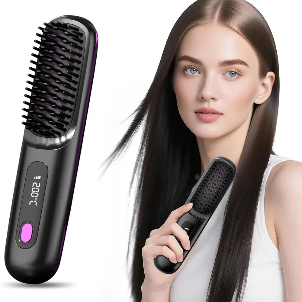 Wellnesfy™ Ionic Hair Straightening Brush